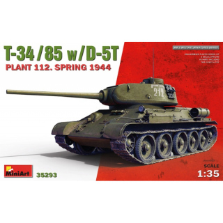 T-34/85 w. D-5T (Plant 112. Spring 1944)