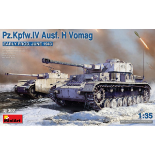 Pz.Kpfw.IV Ausf.H Vomag. Early Prod. (June 1943) - MiniArt 1/35