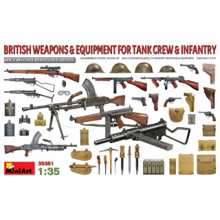BRITISH WEAPONS & EQUIPMENT FOR TANK CREW & INFANTRY