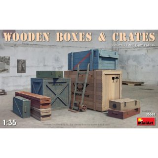 Wooden Boxes & Crates - MiniArt 1/35