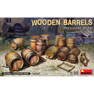 Wooden Barrels. Medium Size