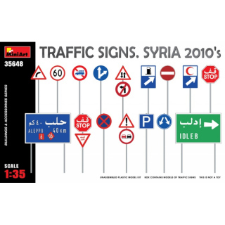 Traffic Signs. Syria 2010s