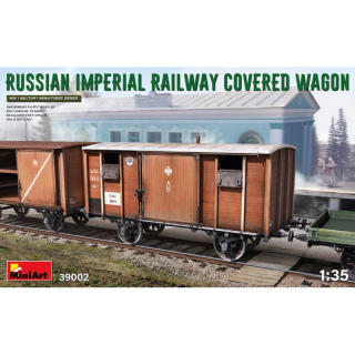 Russian Imperial Railway Covered Wagon