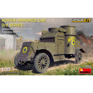Austin Armored Car 3rd Series (UA, PL, GE, RO) Interior Kit - MiniArt 1/35