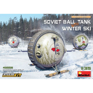 Soviet Ball Tank w. Winter Ski (Interior Kit) - MiniArt 1/35