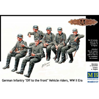 German Infantry Off to the Front Vehicle Riders (WWII) - Master Box 1/35