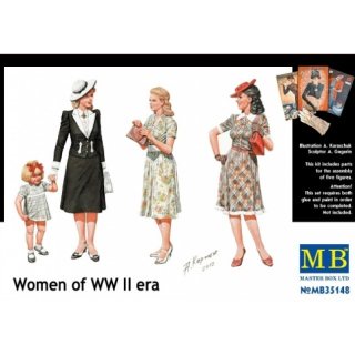 Women of WWII era - Master Box 1/35