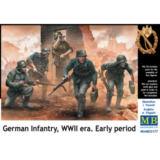German Infantry, WWII era. Early period - Master Box 1/35