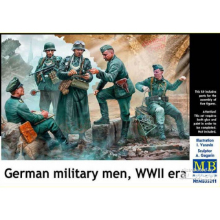 German military men, WWII era - Master Box 1/35