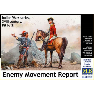 Enemy Movement Report. Indian Wars Series, XVIII century. Kit No. 3