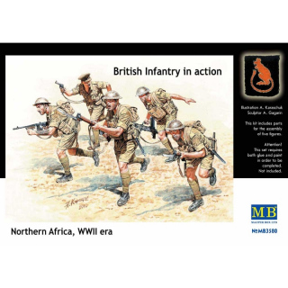 British Infantry in action (Northern Africa WWII) - Master Box 1/35