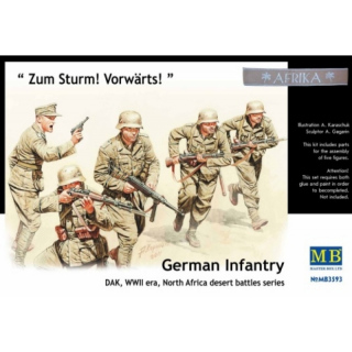 German Infantry, DAK (North Africa Desert Battle WWII) - Master Box 1/35