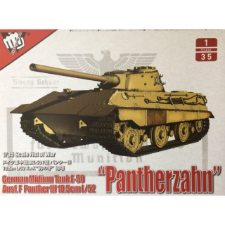 German E-50 Ausf.F Panther III 10.5cm L/52 KwK Pantherzahn - Modelcollect 1/35