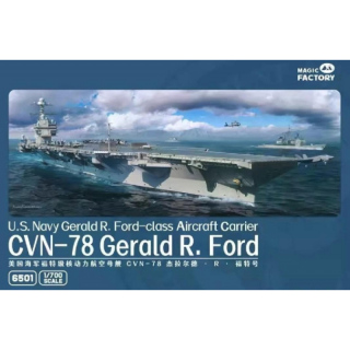 U.S. Navy Aircraft Carrier USS Gerald R. Ford CVN-78 (Upgraded Version) - Magic Factory 1/700