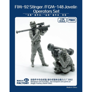FIM-92 Stinger/FGM-148 Javelin Operators Set - Magic Factory 1/35