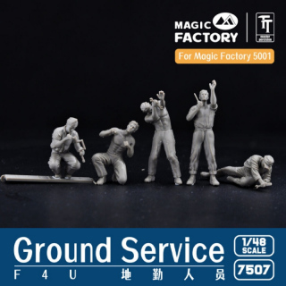 Ground Service Crew Set - Magic Factory 1/48