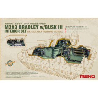 M3A3 Bradley w. Busk III Interior Set - Meng Model 1/35