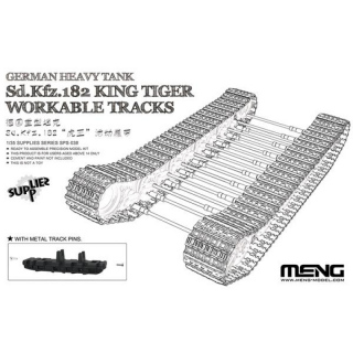 German Heavy Tank Sd.Kfz.182 King Tiger Workable Tracks - Meng Model 1/35