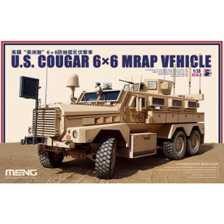 U.S. Cougar 6x6 MRAP Vehicle - Meng Model 1/35