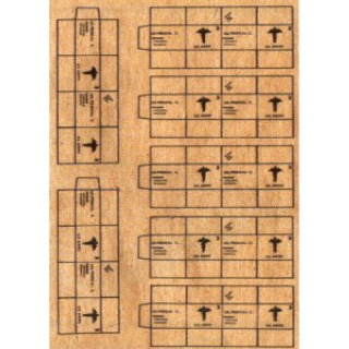 US Medizin Transport-Kartons - Plus Model 1/35