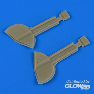 Spitfire Mk.Ixc undercarriage covers for Revell