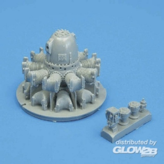 F4U-1 Corsair Engine - Quickboost 1/48