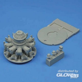 F4U-7 Corsair Engine - Quickboost 1/48