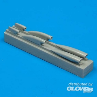 MiG-21 PFM Air Cooling Scoops - Quickboost 1/48