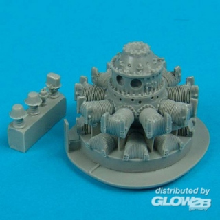 F4U-4B Corsair Engine - Quickboost 1/48