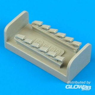 Messerschmitt Bf 109 G/K Exhaust - Quickboost 1/48