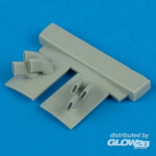 F4U-2 Exhaust for Night Version - Quickboost 1/48