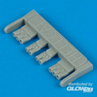 F6F-3 Hellcat Exhaust - Quickboost 1/48