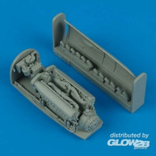 P-40E Warhawk Engine - Quickboost 1/48