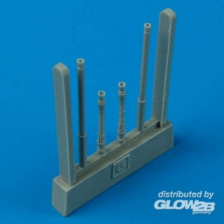 Messerschmitt Bf 109 G-6 Gun Barrels - Quickboost 1/48