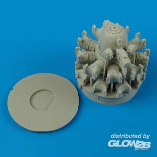 F6F-5 Hellcat Engine - Quickboost 1/48