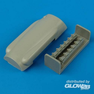 Spitfire Mk.XIV Cowling and Exhaust - Quickboost 1/48
