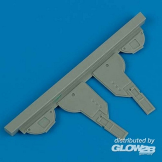 Kawasaki Ki61-I Undercarriage Covers - Quickboost 1/48
