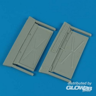 MiG-29A Fulcrum Air Intake Covers - Quickboost 1/48