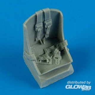 P-47D Razorback seat with seatbelts