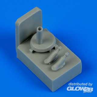 Ki45Kai Tei gun barrels for Hasegawa