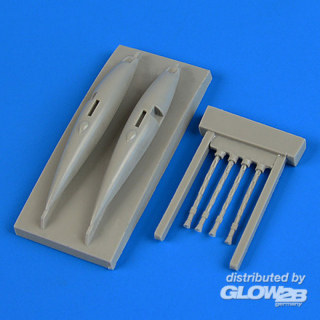 Gloster Gladiator gun pods f. Roden/Edua