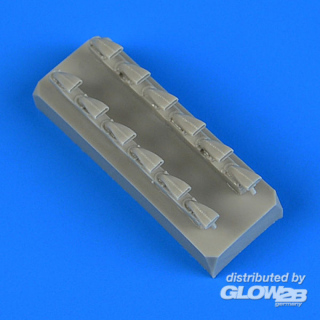 Bf 109 G-6 exhaust for Tamiya