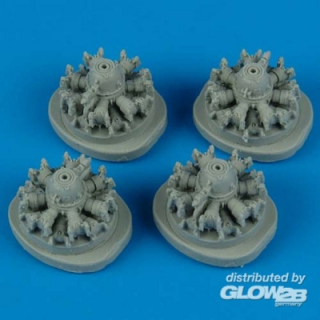 B-24D Liberator Engines - Quickboost 1/72