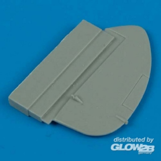 Spitfire Mk.IX Broad Chord Rudder - Quickboost 1/72