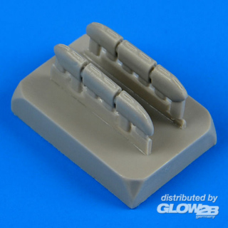 Hurricane Mk.I early exhaust for Airfix