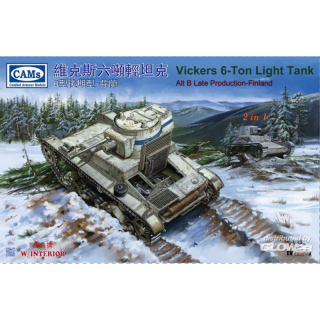 Finnish Vickers 6-Ton light tank Alt B Late Production (with interior) (2 in 1)