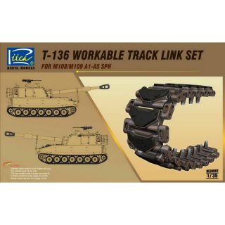 T-136 Workable Track Set for M108/M109 A1-A5 SPH - Riich Models 1/35