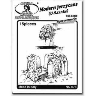 Modern Jerrycans (US Tanks) - Royal Model 1/35