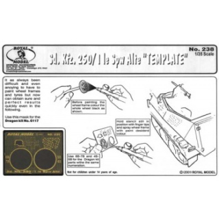 Sd.Kfz. 250/1 le. SPW Alte Template - Royal Model 1/35