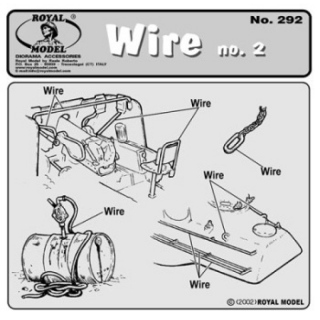 0,9mm Wire No.2 - Royal Model 1/35